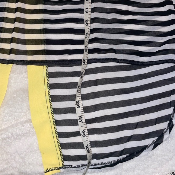 NWT Lucy Diamonds Sheer High Low Open Back Top 3X - Picture 10 of 11